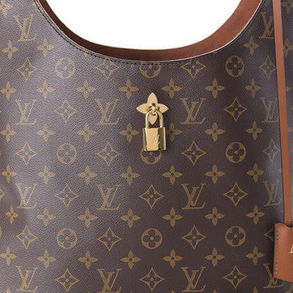 Louis Vuitton Monogram Flower Hobo Caramel 9 of 10