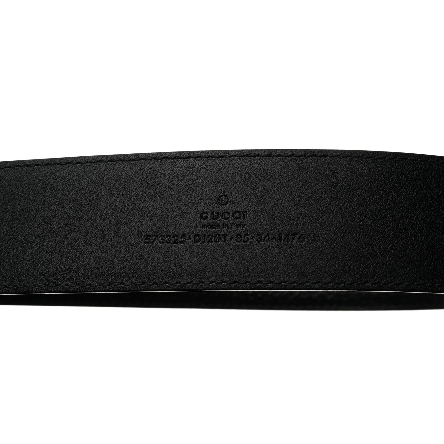 Textured Dollar Calfskin 40mm Belt 85 34 Black