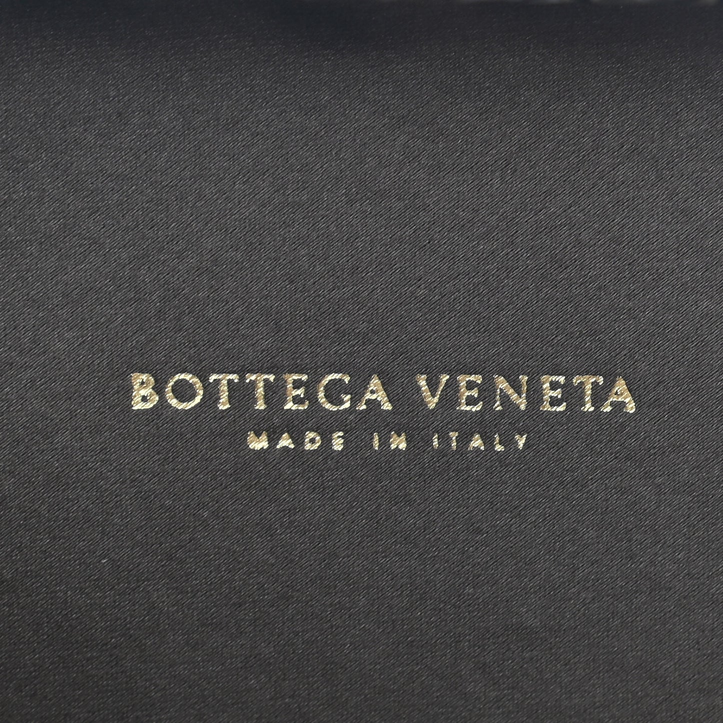 Satin Ayers Intrecciato Chain Knot Clutch Ardoise