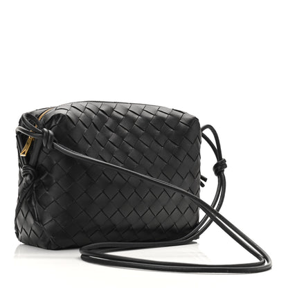 Bottega Veneta Nappa Intrecciato Small Loop Camera Bag Black 3 of 9