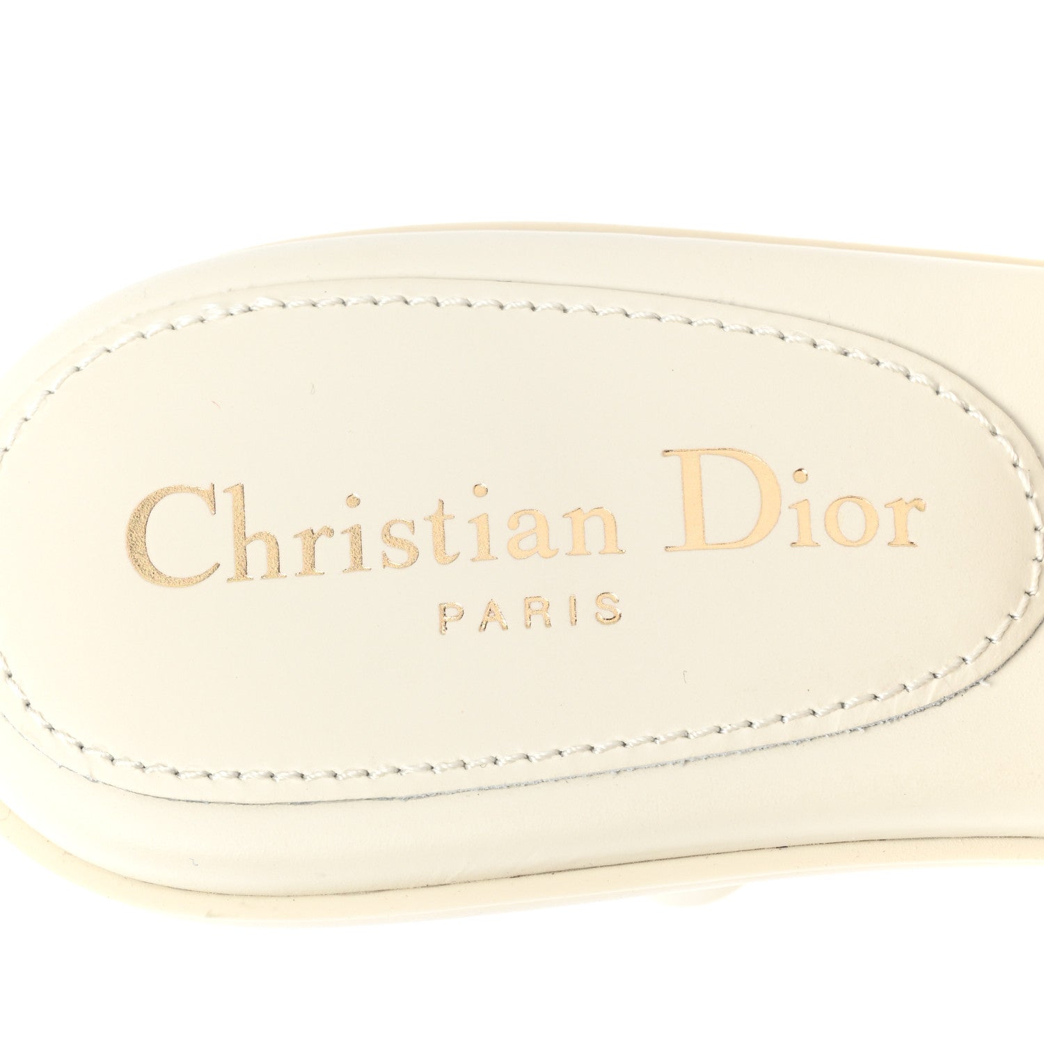 Christian Dior Calfskin Cannage Quilted Dio(r)evolution 80mm Slide Sandals 39 Off White 7 of 8