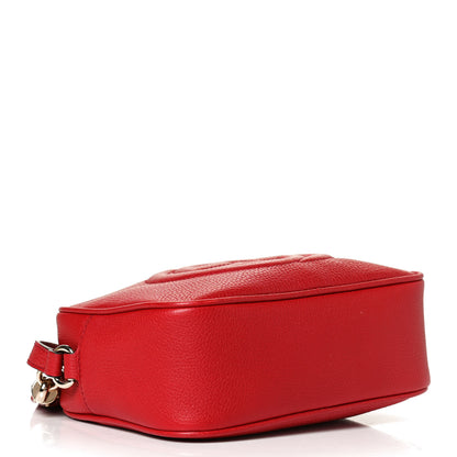 Gucci Pebbled Calfskin Small Soho Disco Bag Tabasco Red 4 of 11