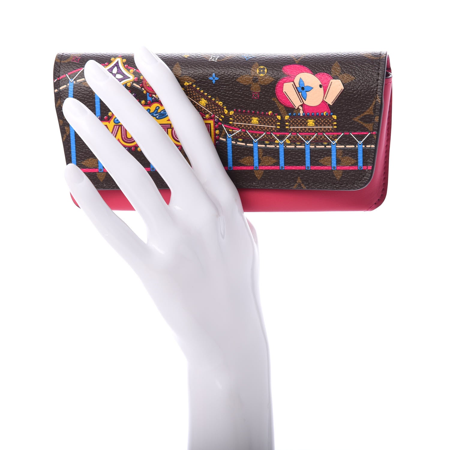 Louis Vuitton Monogram 2020 Christmas Animation Roller Coaster Woody Glasses Case Pivoine 2 of 6