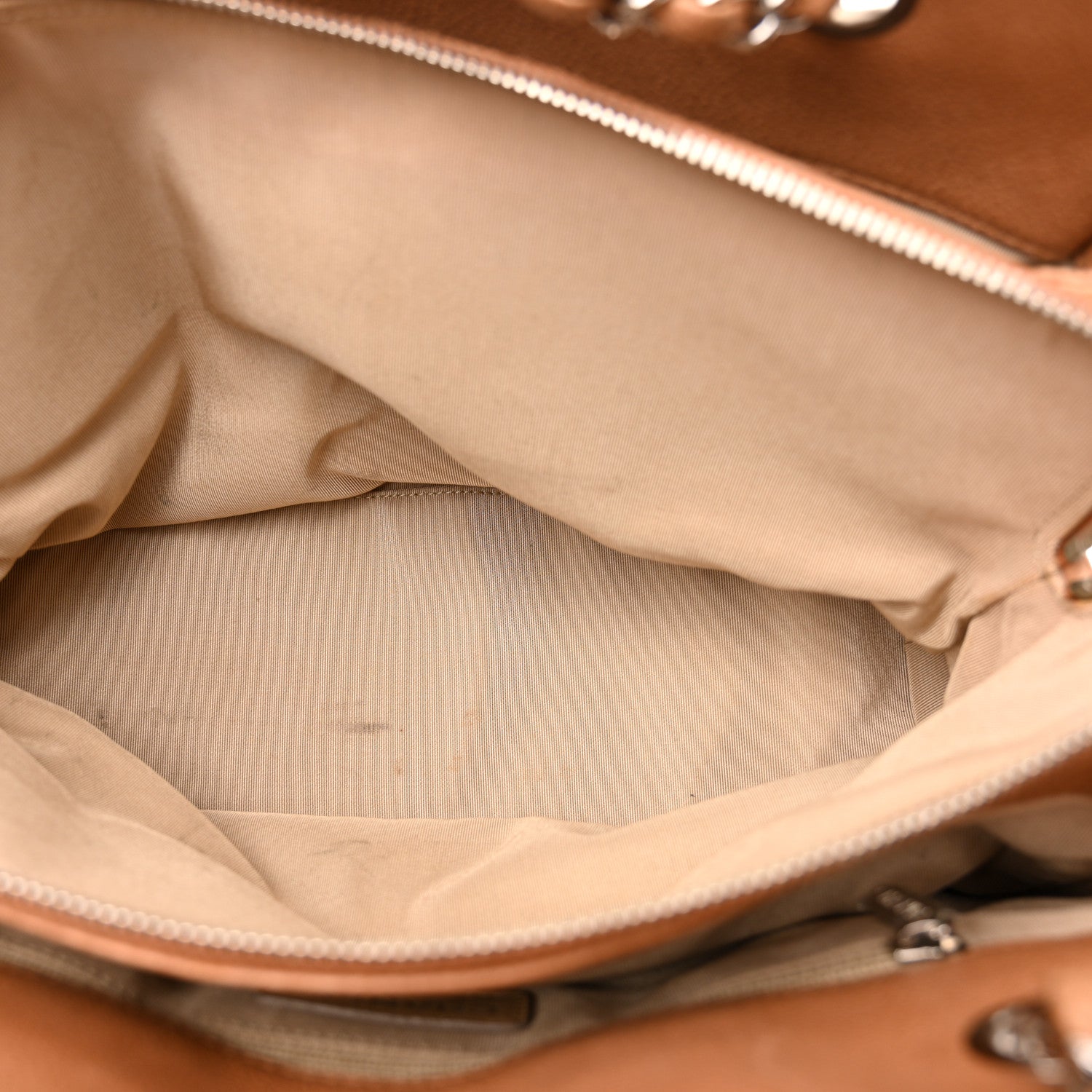 Chanel Caviar Quilted Timeless CC Shopping Tote Brown 15 of 20