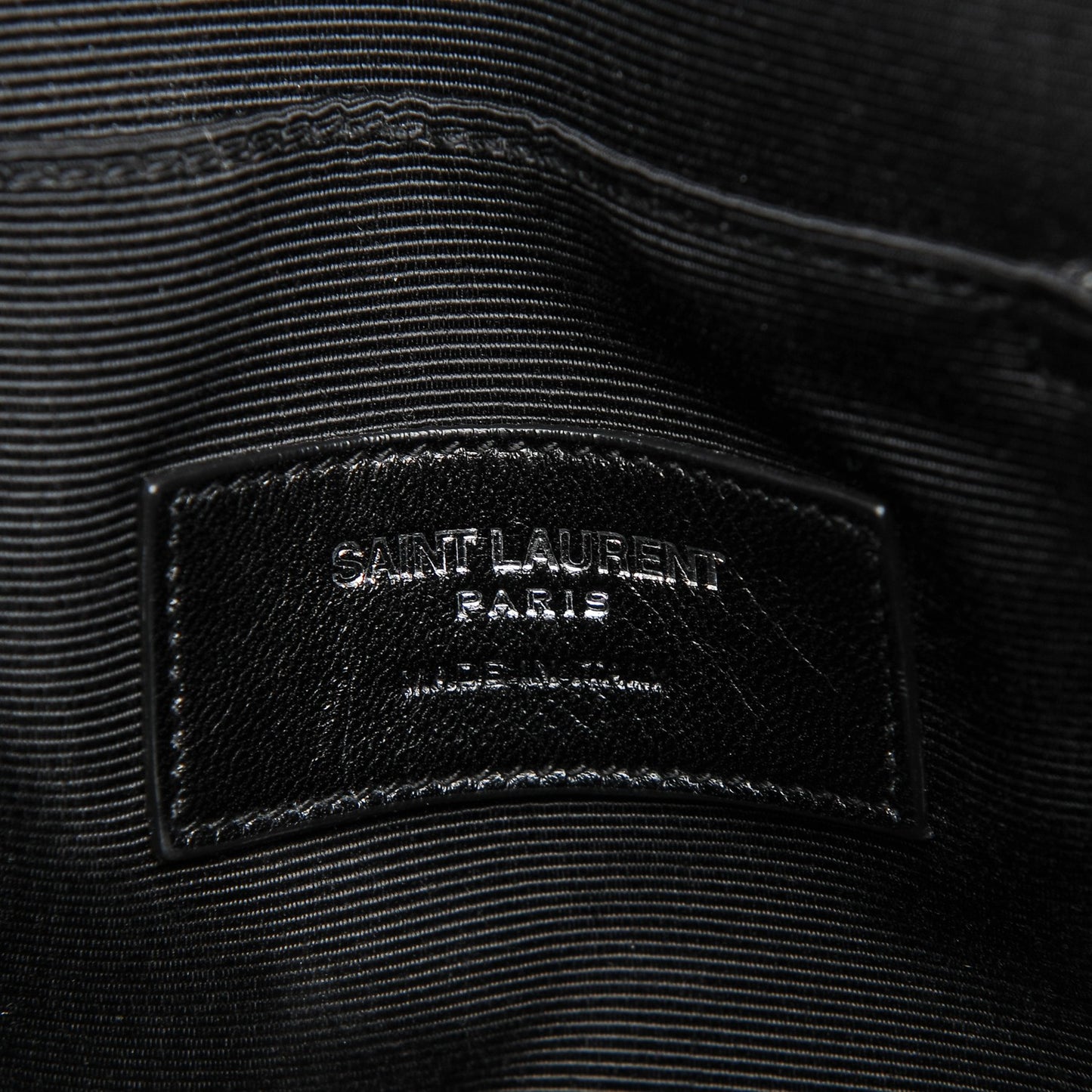 Grained Calfskin Nano Sac De Jour Black