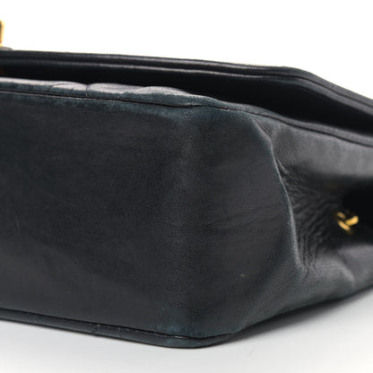 Chanel Lambskin Quilted Small Single Flap Bag Black 9 of 14