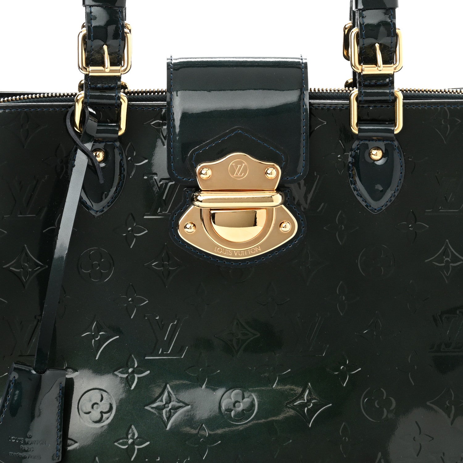 Louis Vuitton Vernis Melrose Avenue Blue Nuit 7 of 9