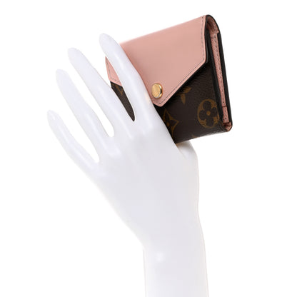 Louis Vuitton Monogram Zoe Wallet Rose Ballerine 2 of 7