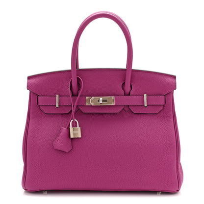Hermes Togo Birkin 30 Rose Pourpre 1 of 10