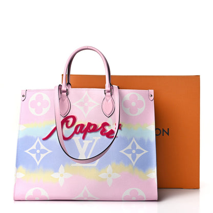 Louis Vuitton Monogram Escale Capri Onthego GM Pastel 12 of 12