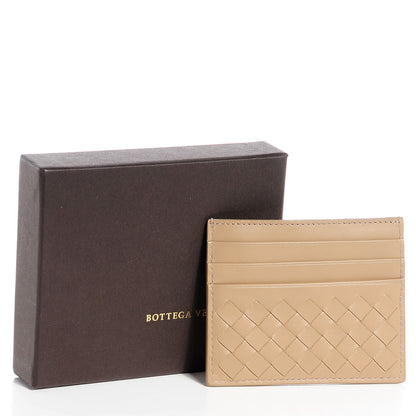 Bottega Veneta Nappa Intrecciato VN Card Case Beige Walnut 5 of 9