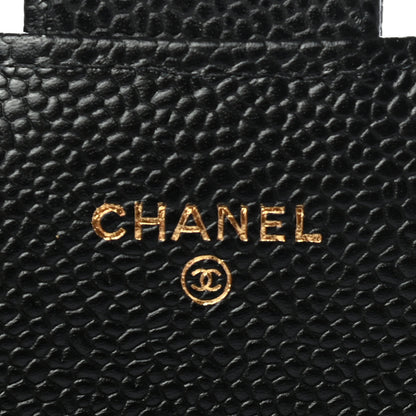Chanel Caviar Quilted Large Gusset Flap Wallet Black 5 of 7