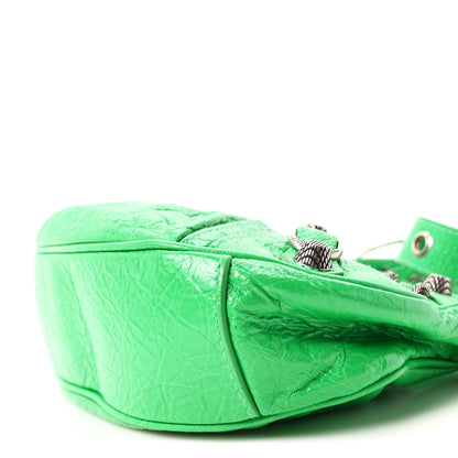 Balenciaga Agneau Arena Le Cagole Shoulder Bag XS Vivid Green 11 of 11