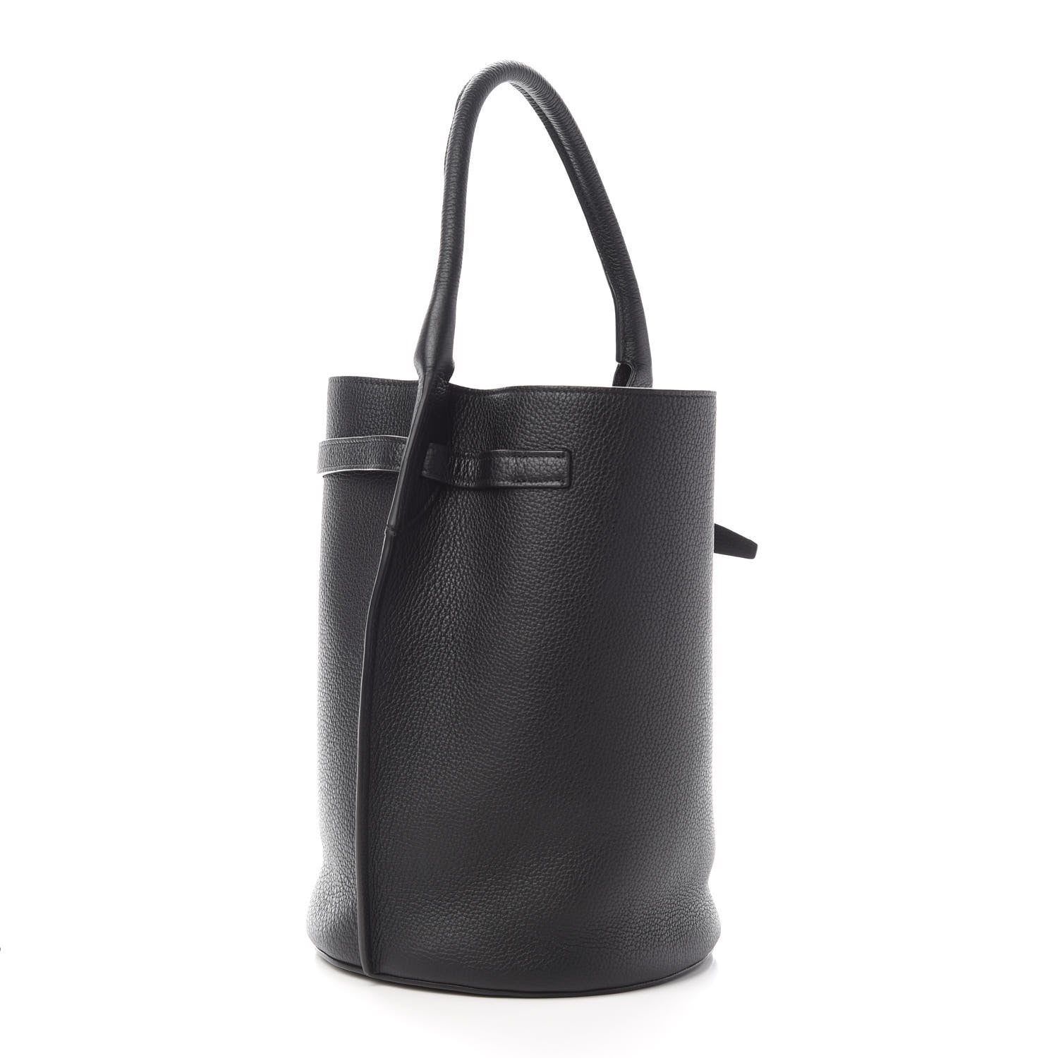 Celine Supple Grained Calfskin Big Bag Bucket Black 2 of 6