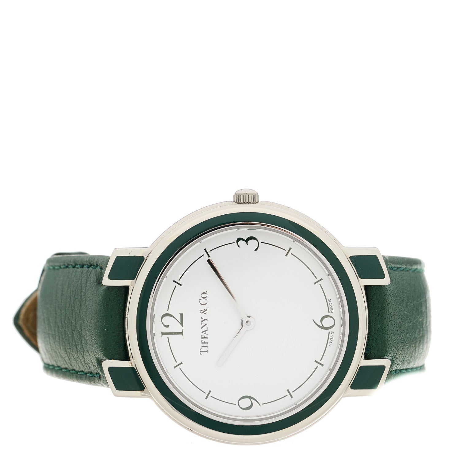 Tiffany Stainless Steel Calfskin 32mm M611 Quartz Watch 2 of 5
