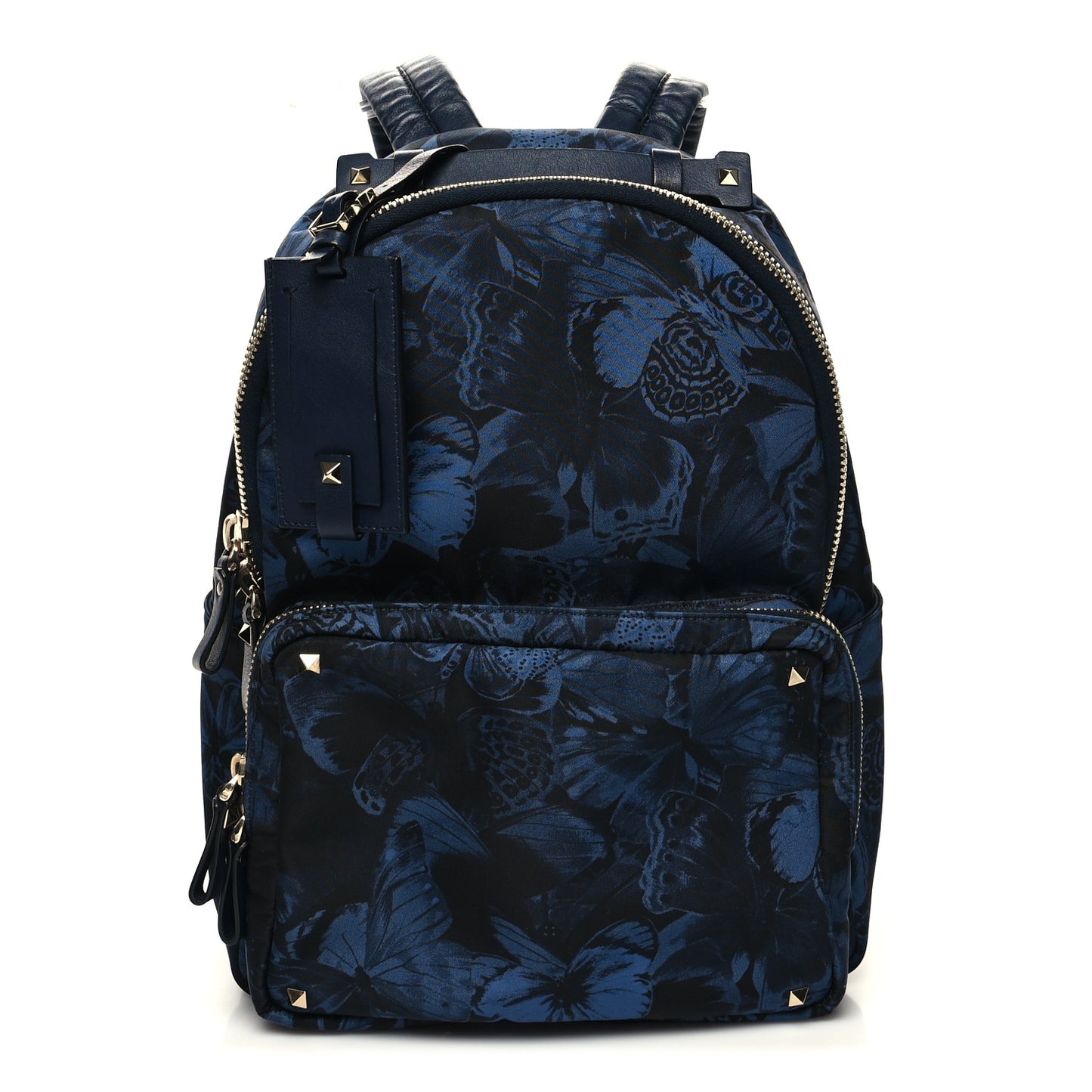 Nylon Camubutterfly Medium Rockstud Backpack Marine