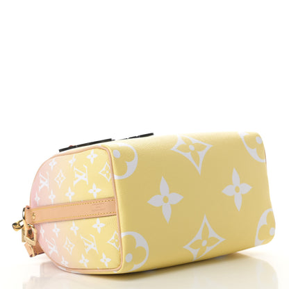 Louis Vuitton Monogram Giant By The Pool Speedy Bandouliere 25 Light Pink 4 of 10