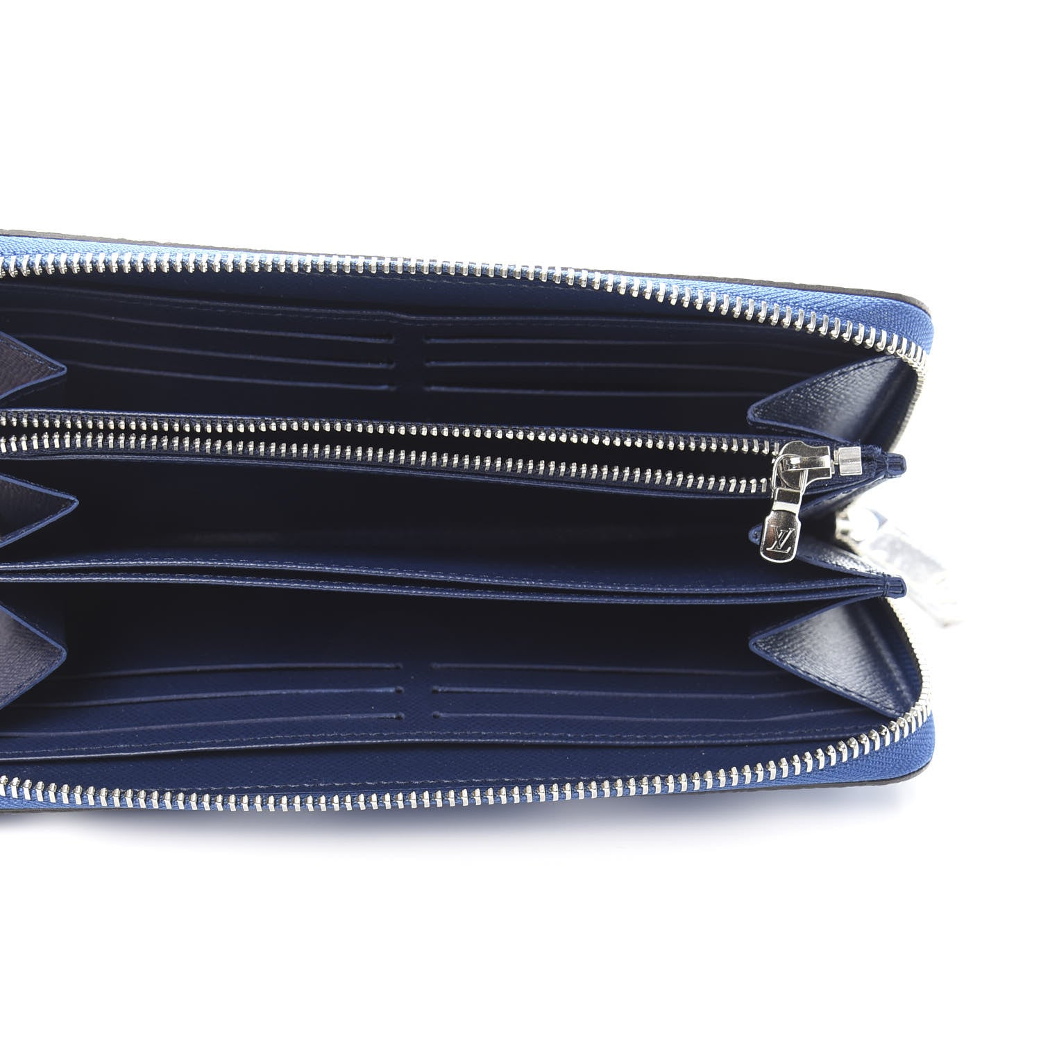 Louis Vuitton Monogram Escale Zippy Wallet Blue 5 of 8