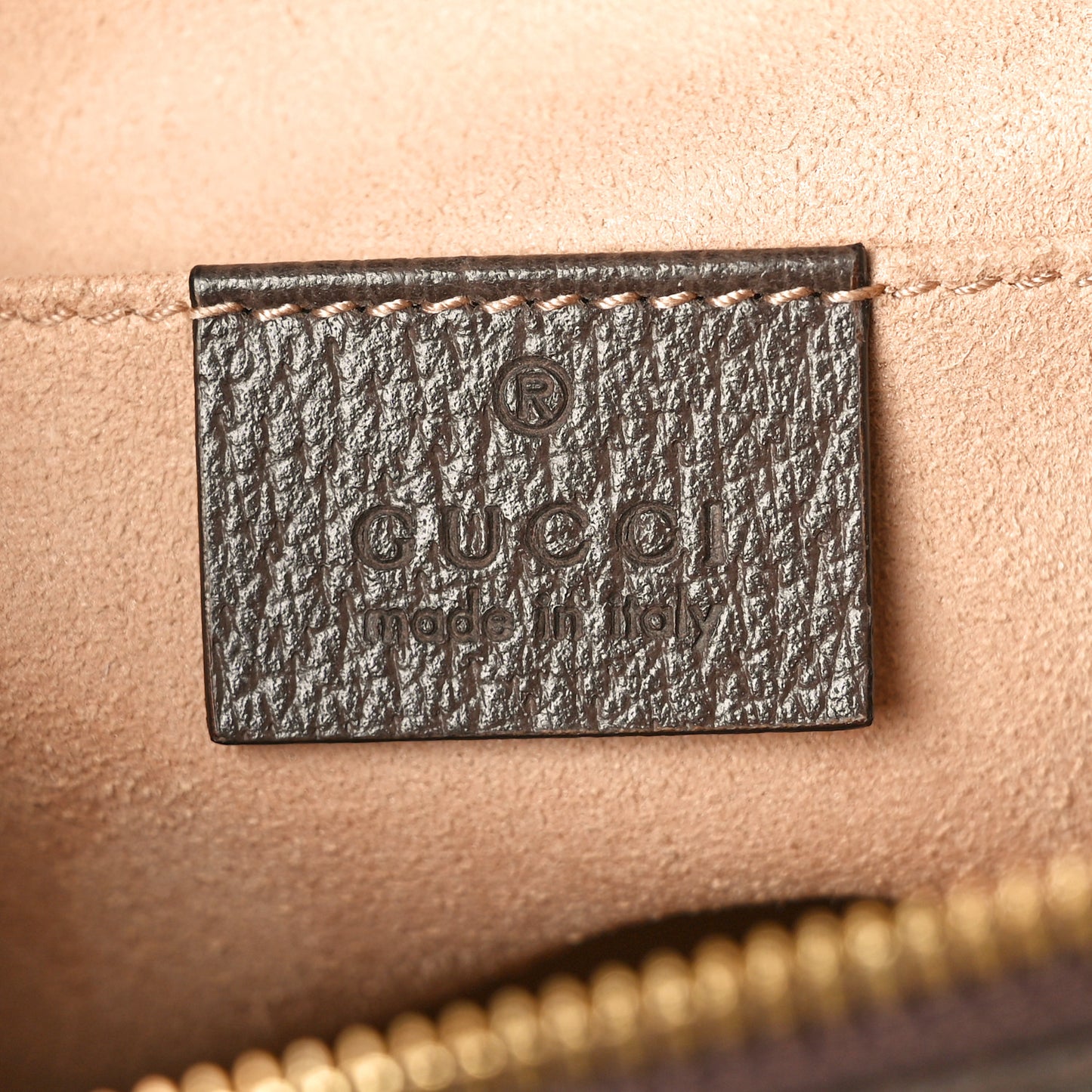 GG Supreme Monogram Small Ophidia Tote Bag Brown