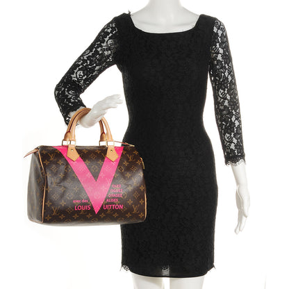 Louis Vuitton Monogram Speedy 30 V Grenade 2 of 8
