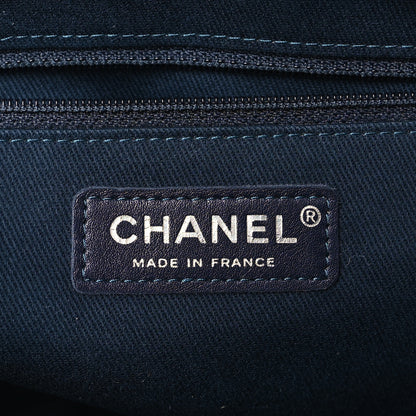 Chanel Caviar Quilted Jumbo Easy Flap Blue 6 of 10