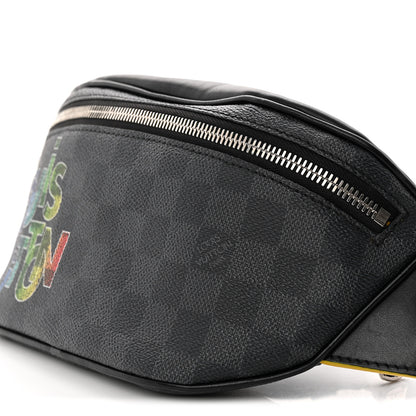 Louis Vuitton Damier Graphite Bumbag Yellow 9 of 9