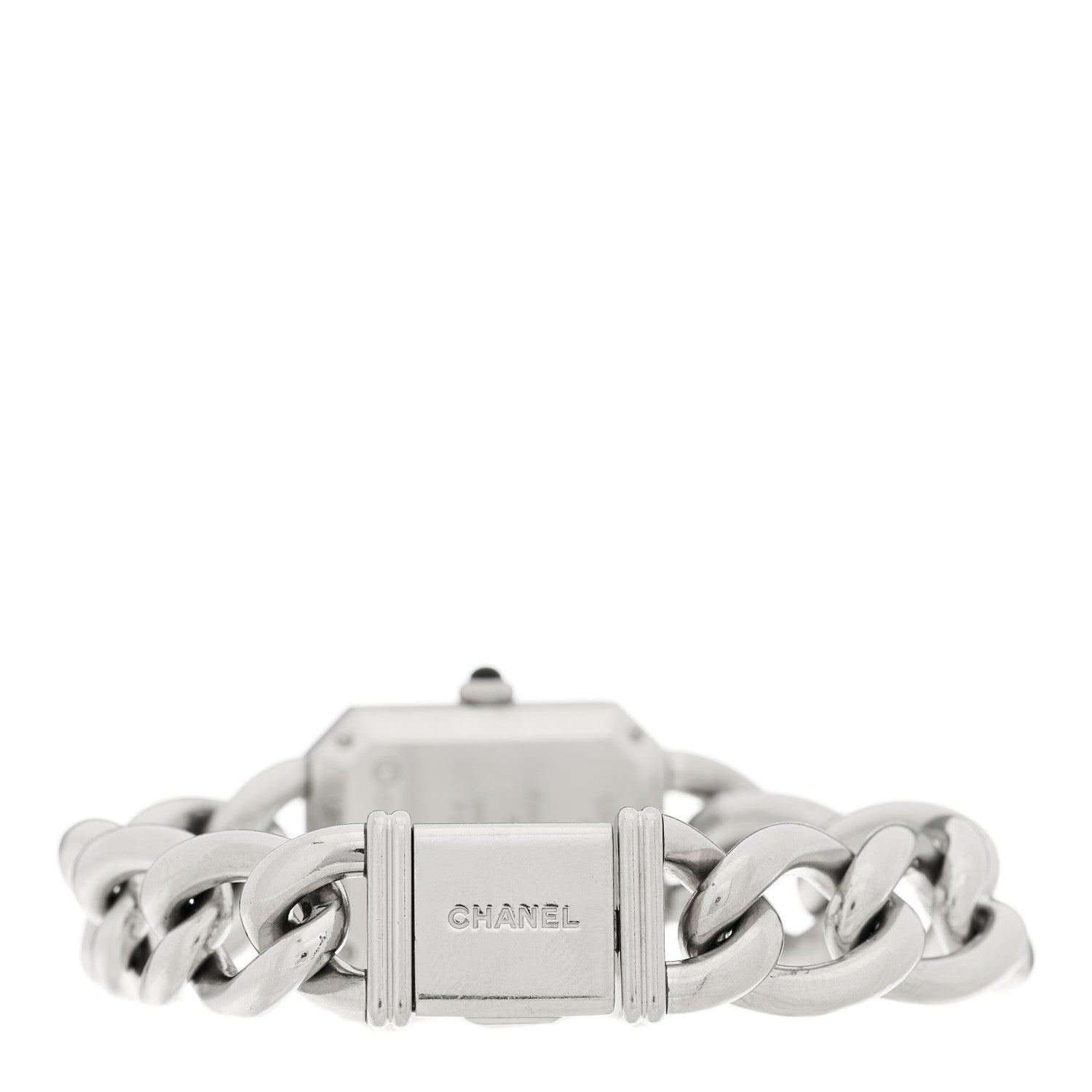Chanel Stainless Steel 20mm Chain Premiere Quartz Watch Black 3 of 4