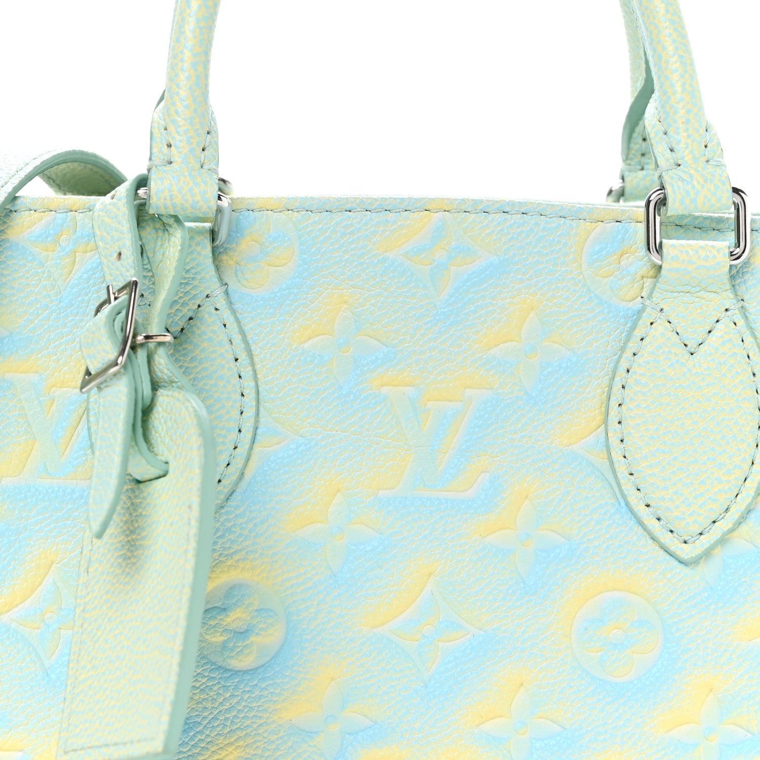 Louis Vuitton Empreinte Monogram Summer Stardust Onthego PM  Water Green 7 of 9