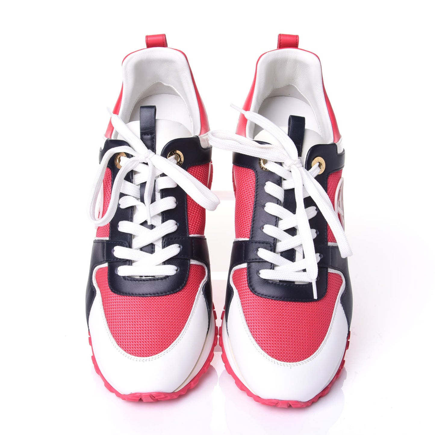 Calfskin Run Away Sneakers 37.5 Framboise Pink