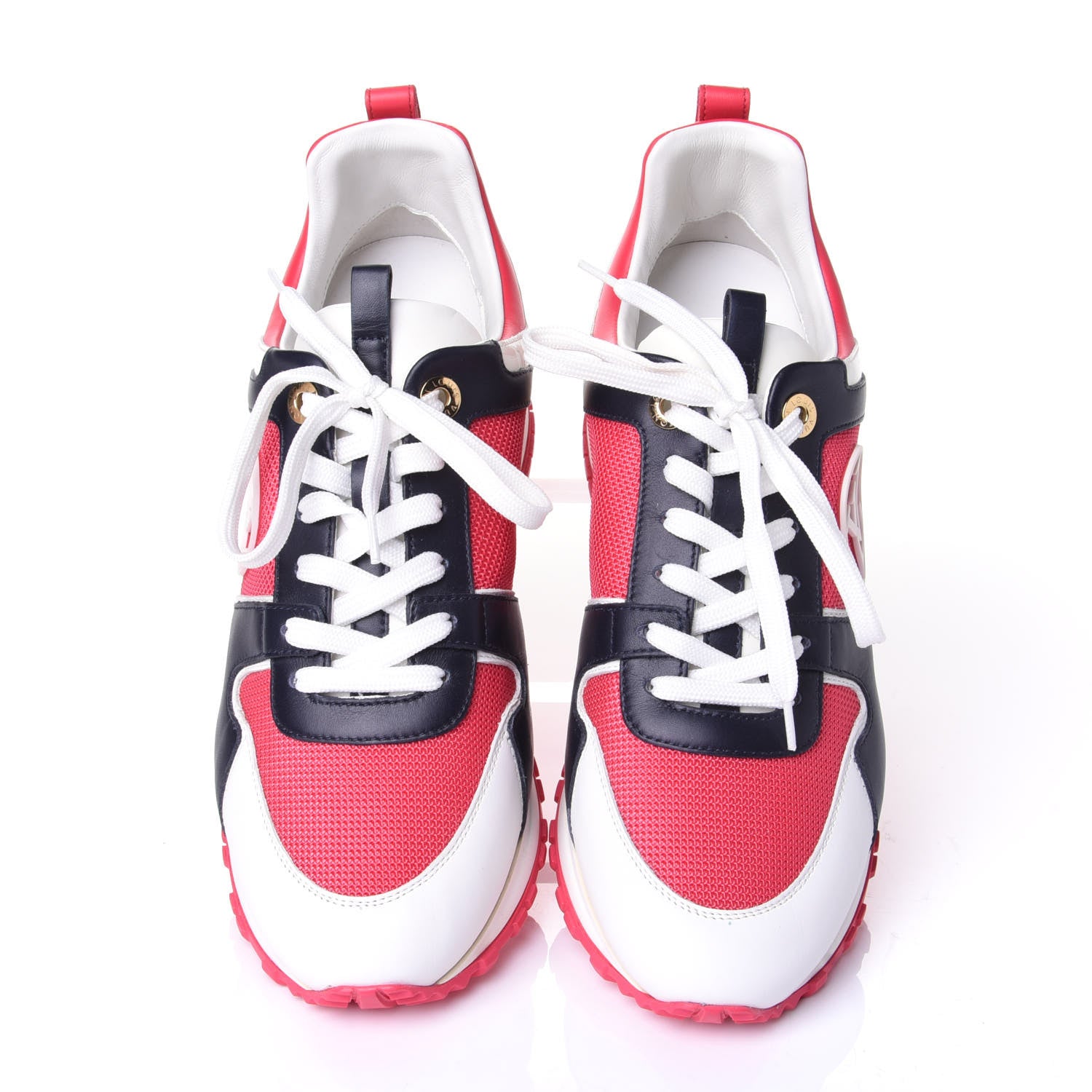 Louis Vuitton Calfskin Run Away Sneakers 37.5 Framboise Pink 5 of 10