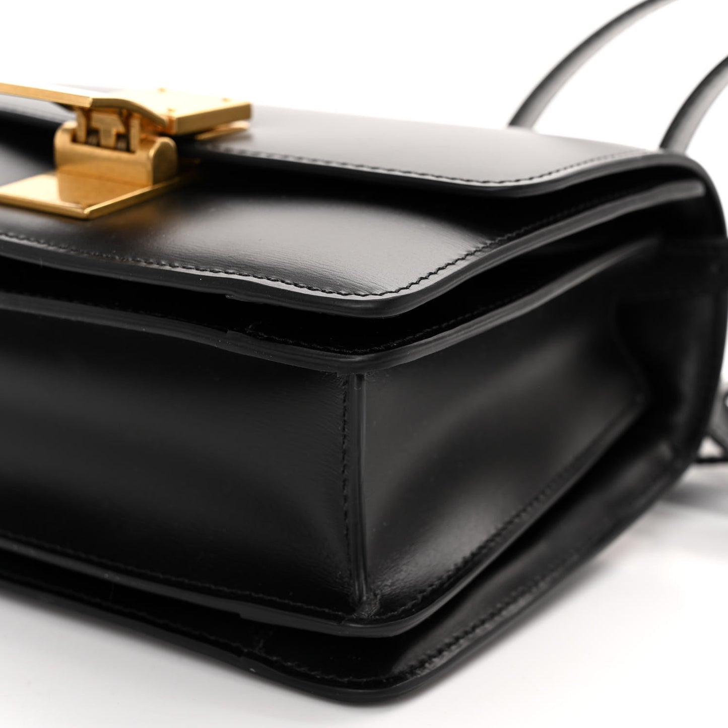 Box Calfskin Small Classic Box Flap Bag Black