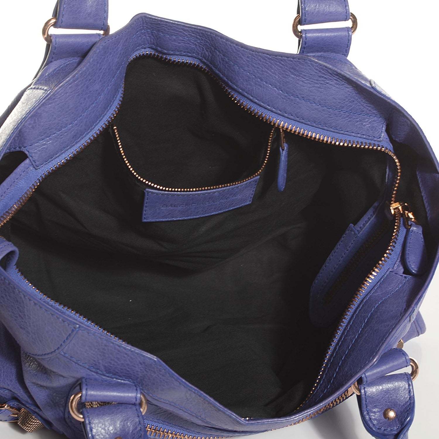 Balenciaga Agneau Giant 21 Rose Gold Hardware Part Time Bleu Lavande 5 of 11