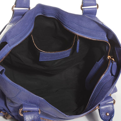 Balenciaga Agneau Giant 21 Rose Gold Hardware Part Time Bleu Lavande 5 of 11