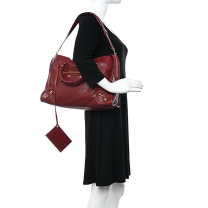 Balenciaga Agneau Giant 12 Gold Hardware City Rouge Cerise 2 of 10