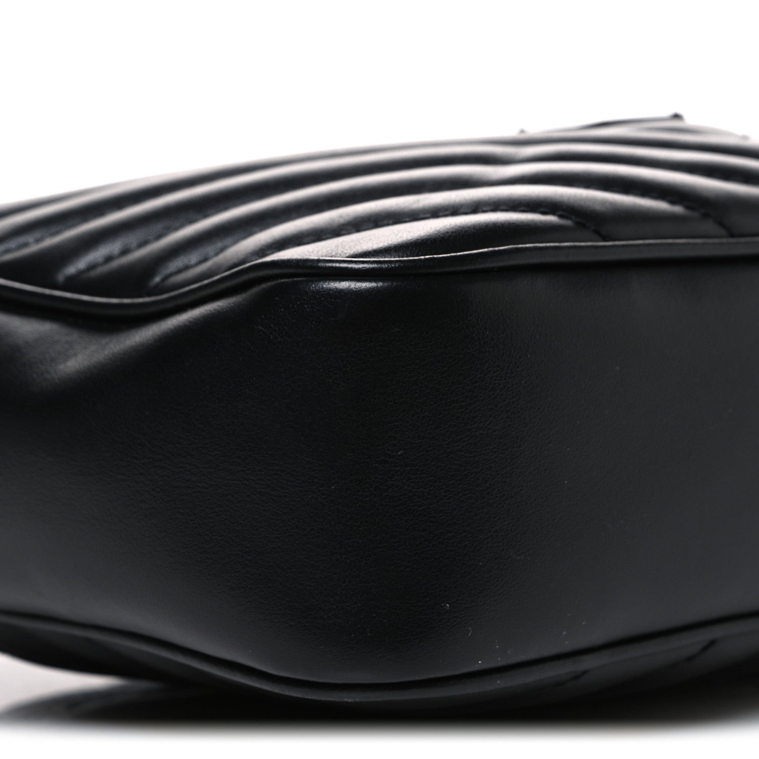 Saint Laurent Calfskin Matelasse Monogram Monochrome Lou Camera Bag Black 9 of 11