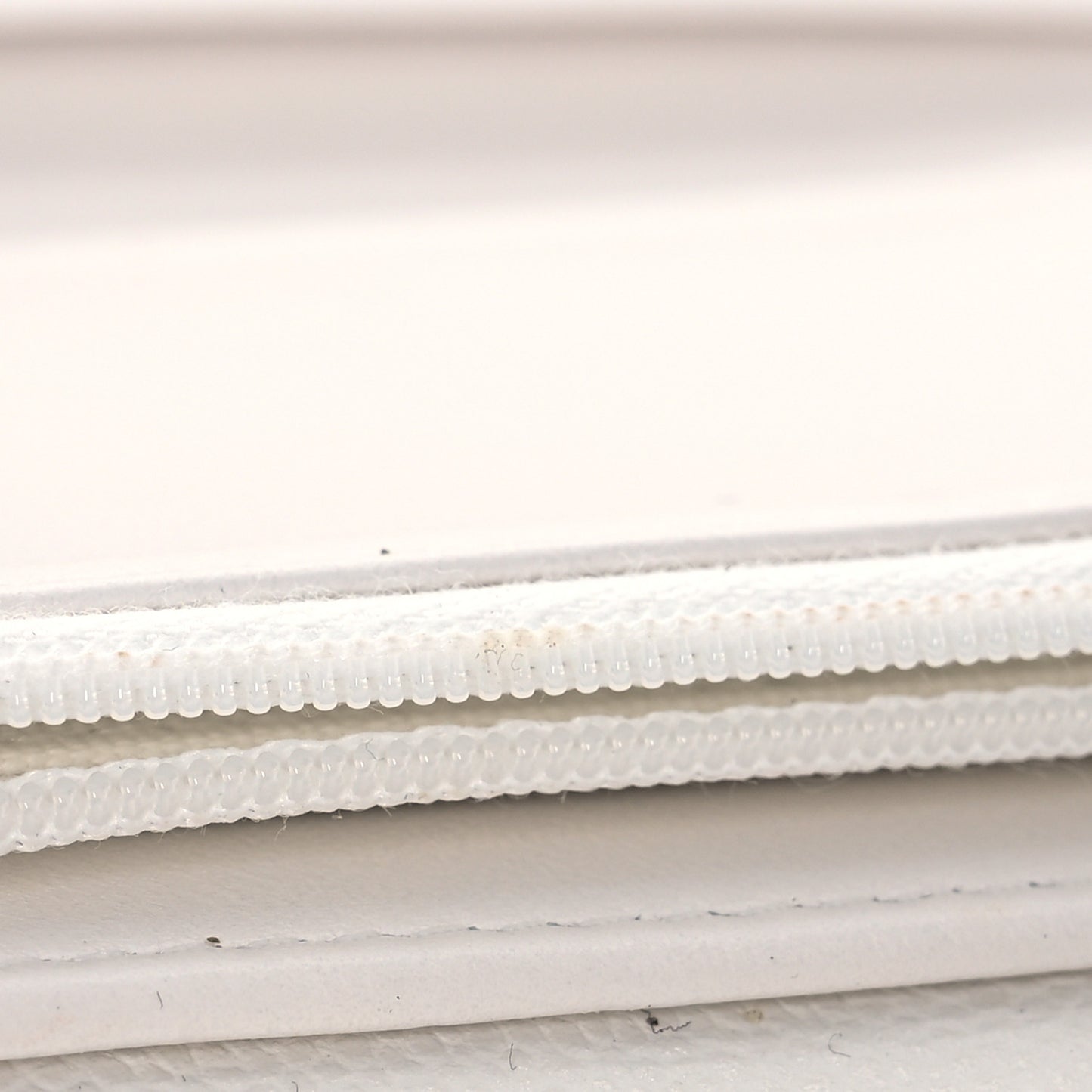 Caviar Quilted Medium Flap Wallet White