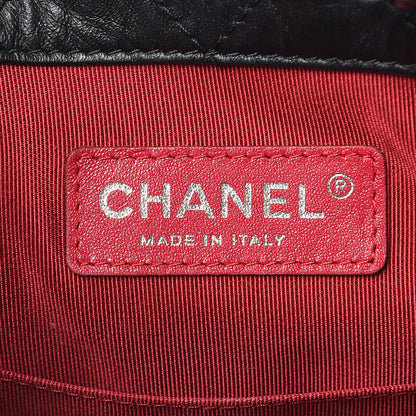 Chanel Aged Calfskin Quilted Small Gabrielle Backpack Black 6 of 11