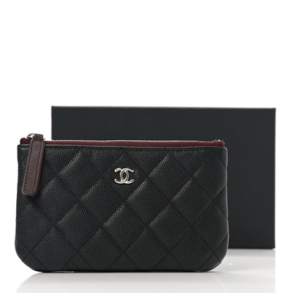 Chanel Caviar Quilted Small Cosmetic Case Black 8 of 8