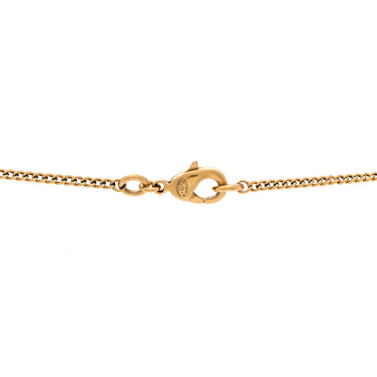 Chanel Metal CC Necklace Matte Gold 4 of 4