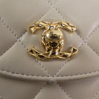 Chanel Lambskin Shoulder Bag Beige 7 of 11