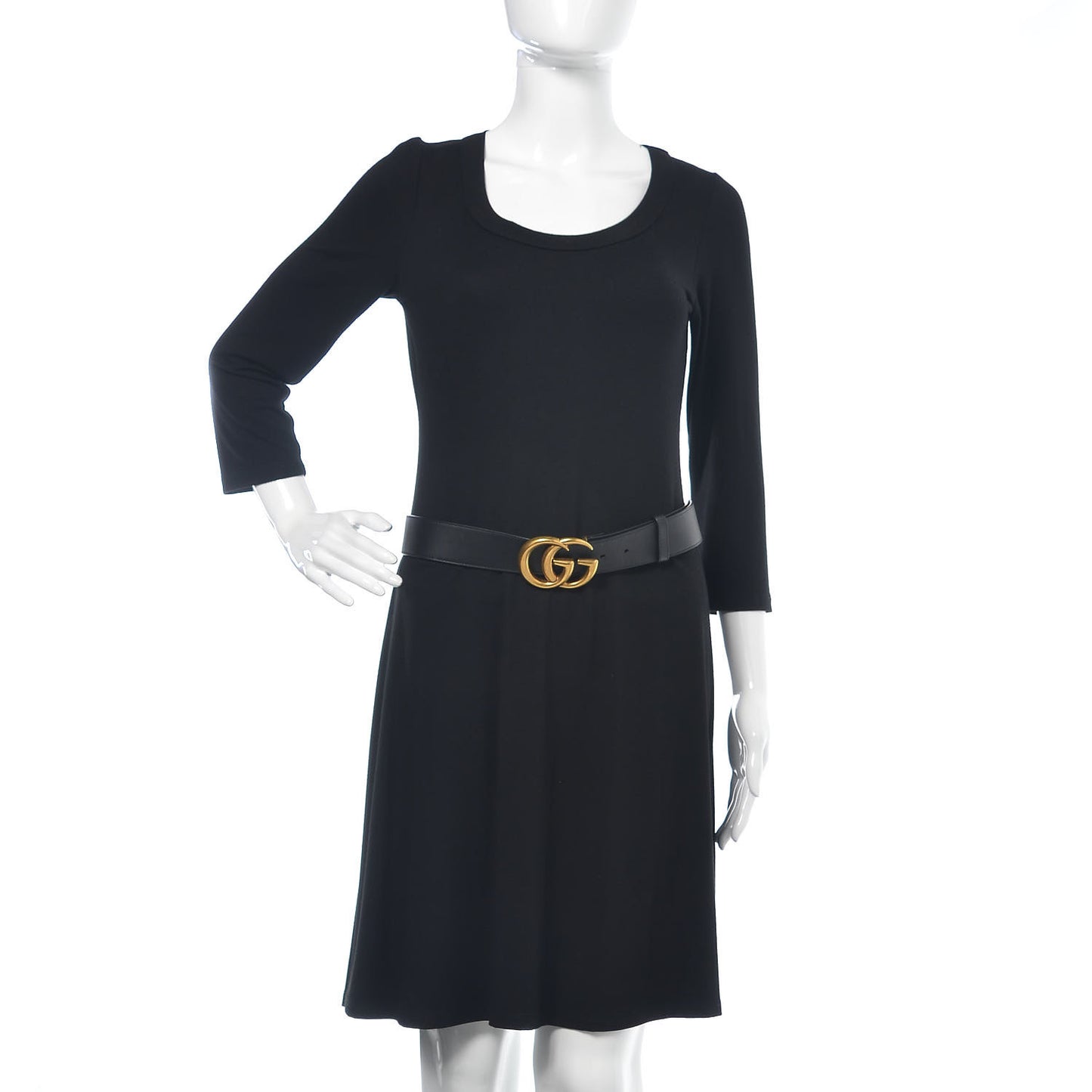 Calfskin Double G 40mm Belt 85 34 Black