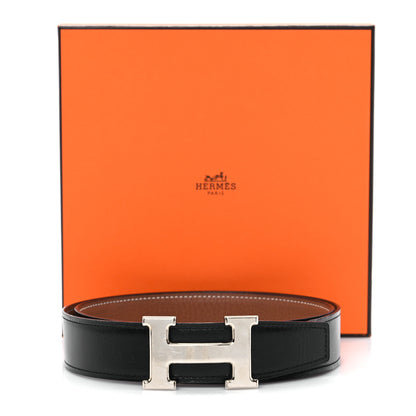 Hermes Box Togo 32mm H Belt 85 34 Black Gold 6 of 6