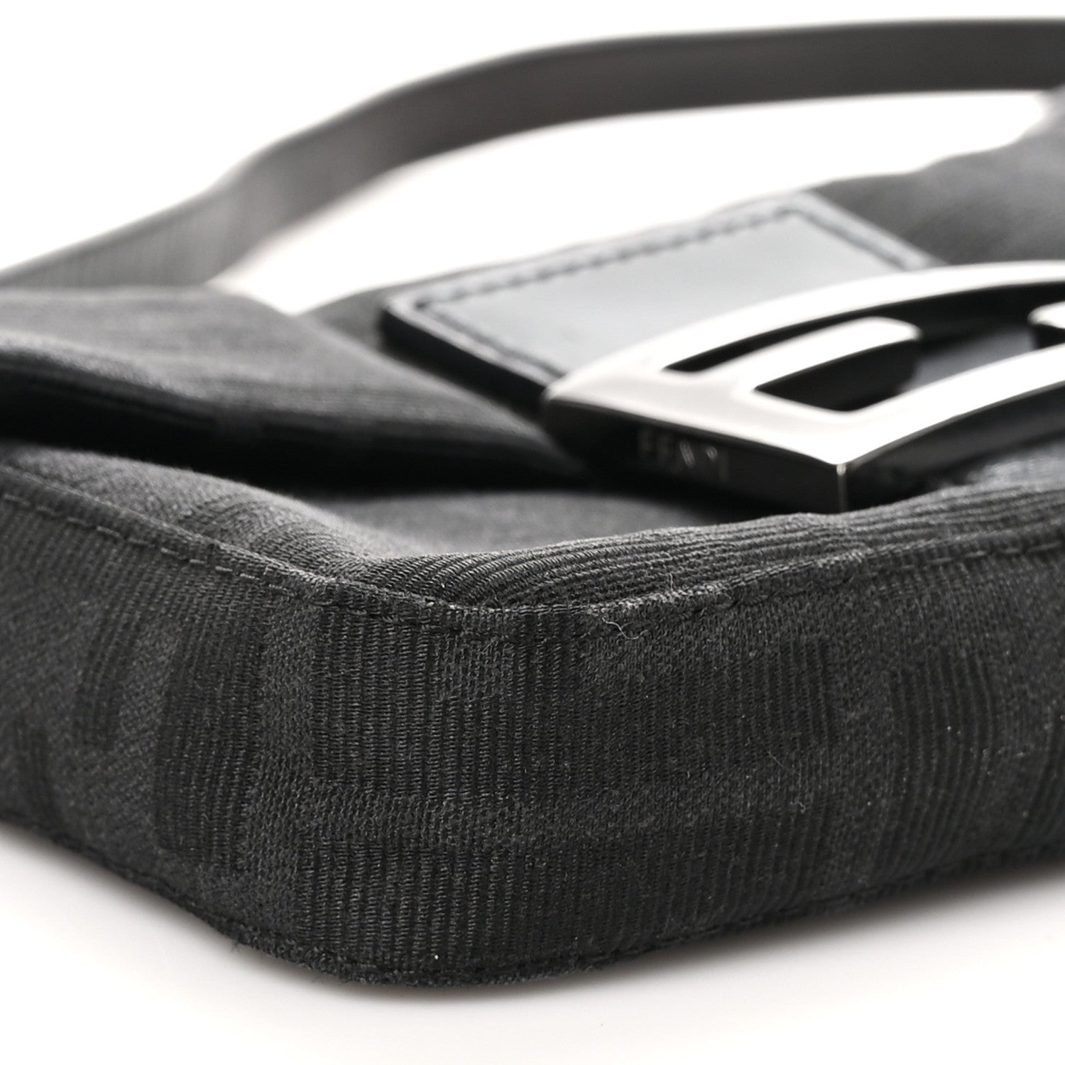 Fendi Zucca Mini Baguette Black 8 of 10