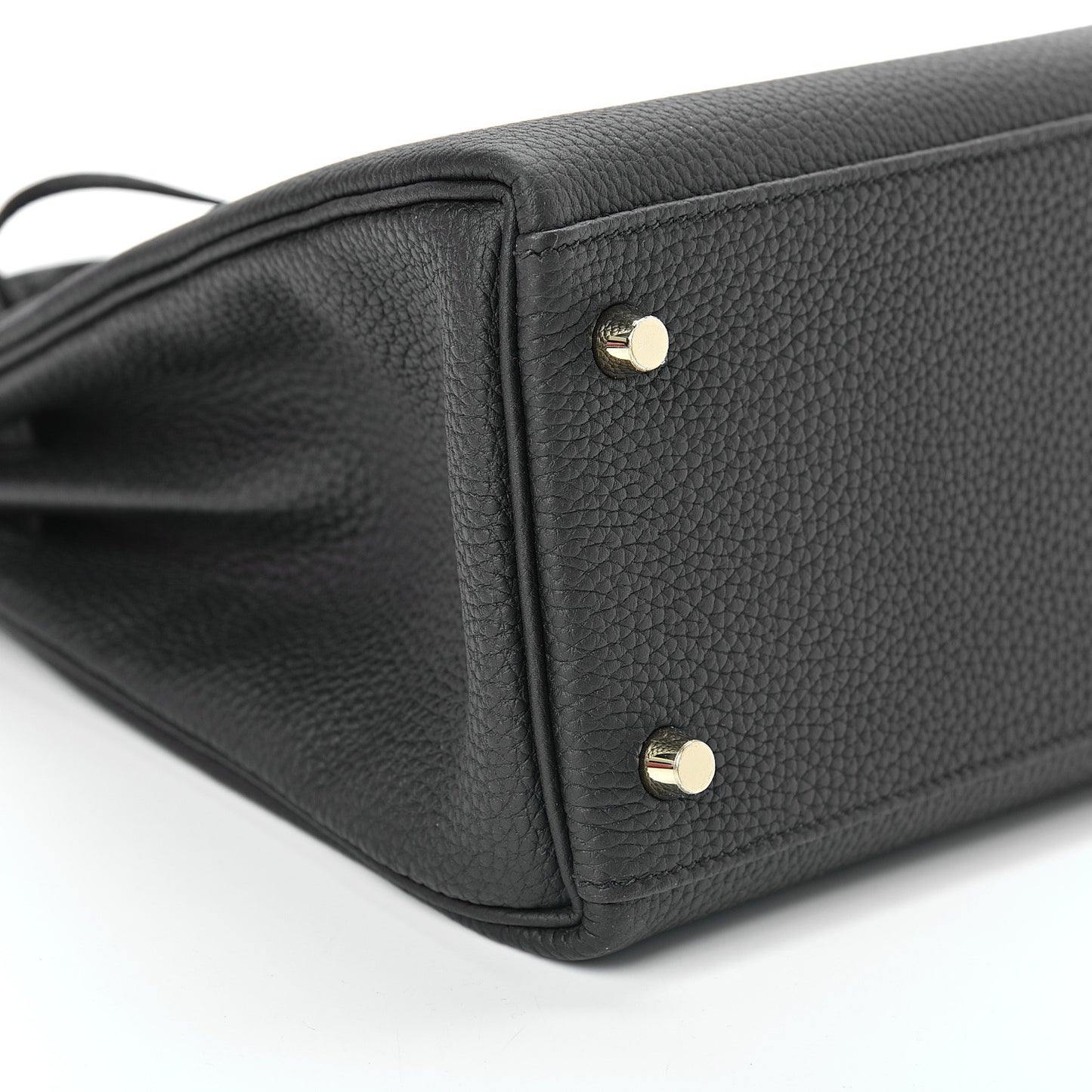 Togo Matte Alligator Kelly Retourne Touch 28 Black