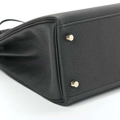 Hermes Togo Matte Alligator Kelly Retourne Touch 28 Black 37 of 39
