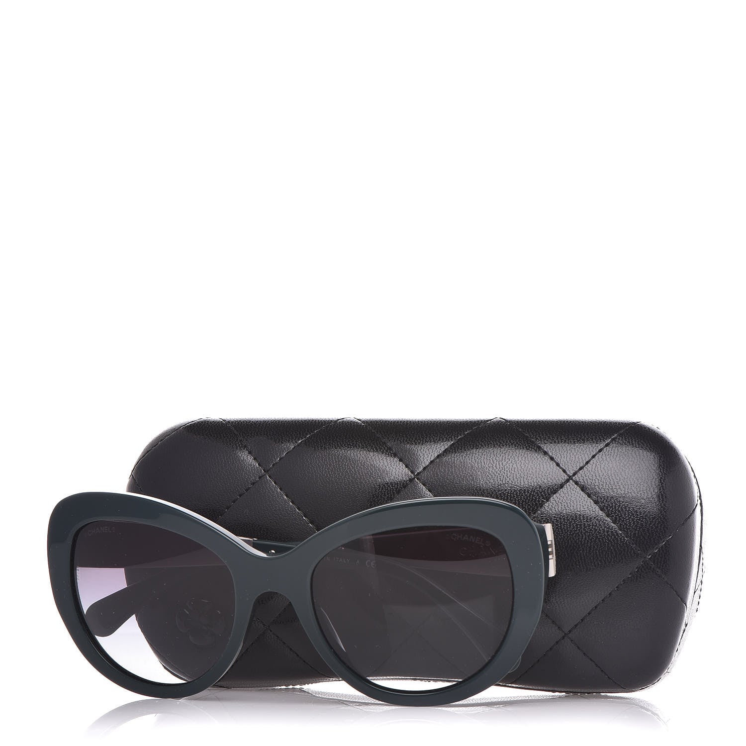 Chanel Butterfly Signature Sunglasses 5346 Green 7 of 7