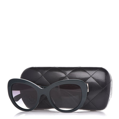 Chanel Butterfly Signature Sunglasses 5346 Green 7 of 7