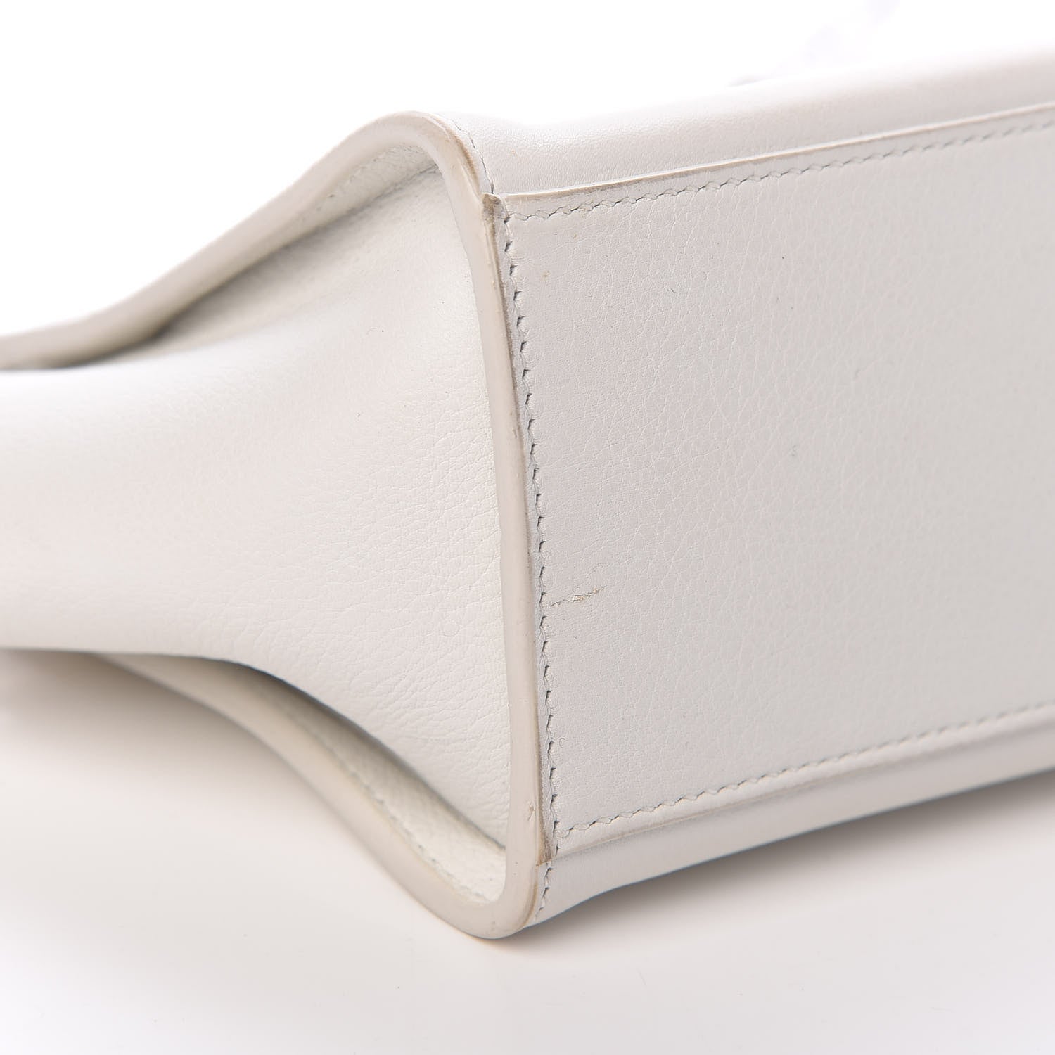 Saint Laurent Calfskin Monogram Toy Cabas White 9 of 11