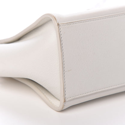 Saint Laurent Calfskin Monogram Toy Cabas White 9 of 11