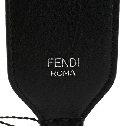 Fendi Velvet Tappetino Vitello Dolce FF Mini Strap You Rosso Black 4 of 4